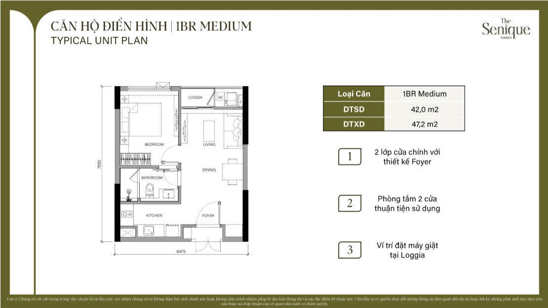 mặt bằng dự án senique hà nội