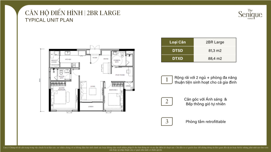 mặt bằng dự án senique hà nội