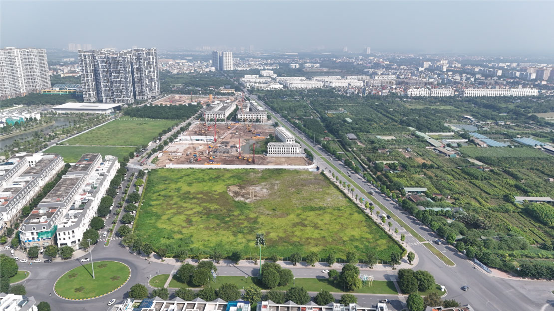 tiến độ dự án the senique hà nội